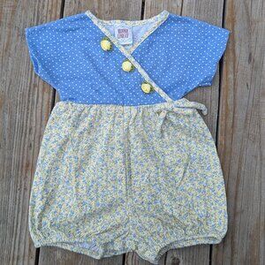 Vintage Girls 18 mo. Romper Bodysuit